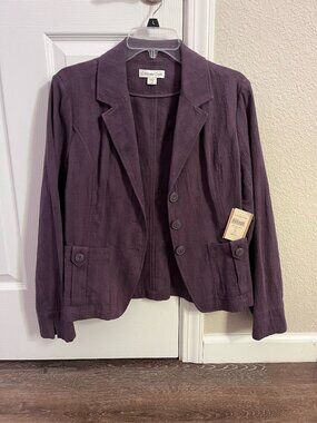 Coldwater Creek Jacket, M, Mauve.  NWT